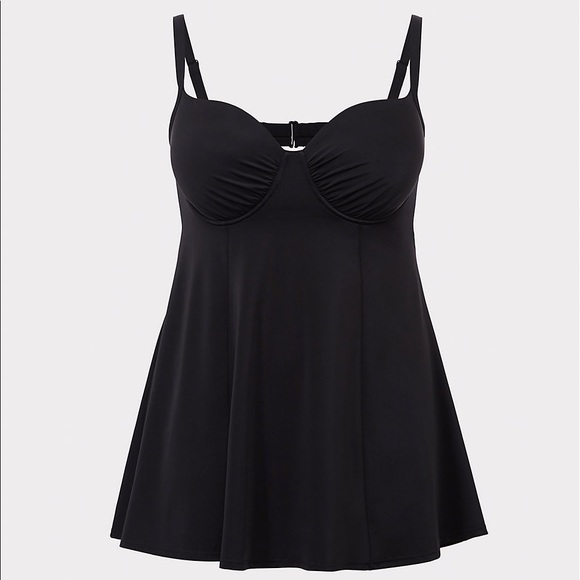 torrid Other - 💕SOLD💕 Torrid Black One Piece Swim Dress sz 3x